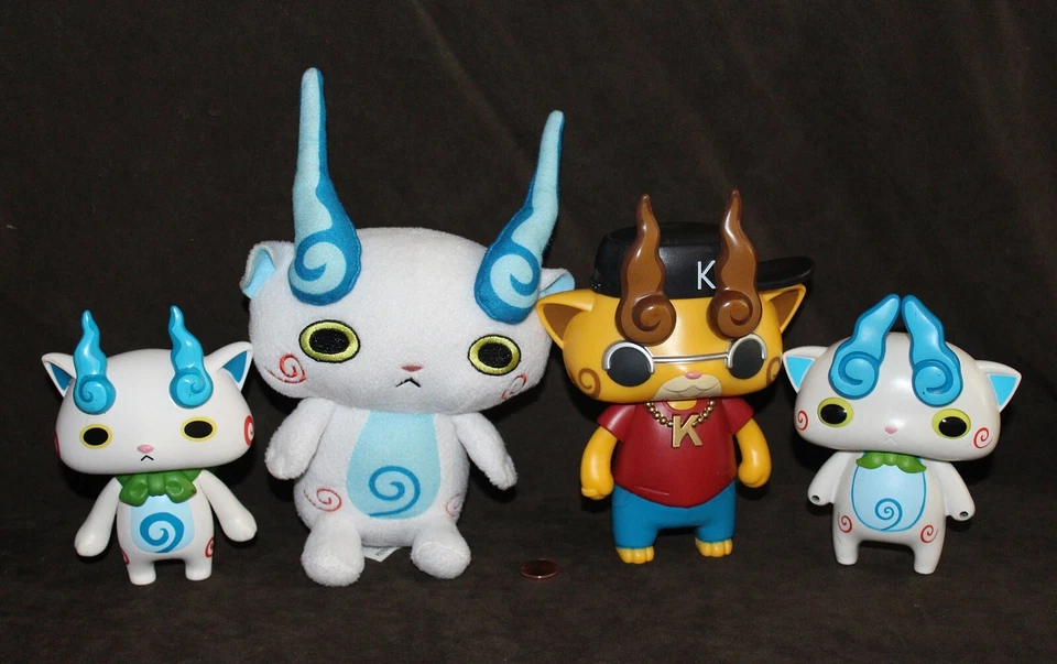 Yokai YO-KAI Toy Lot: JIBANYAN Komasan WHISPER: Plush, Talking, Light Up - Image 4 of 4