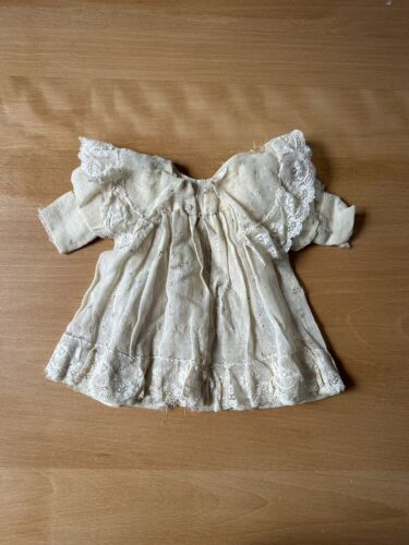 Robe ancienne pour poupée ancienne Antique Doll Dress - Afbeelding 1 van 10