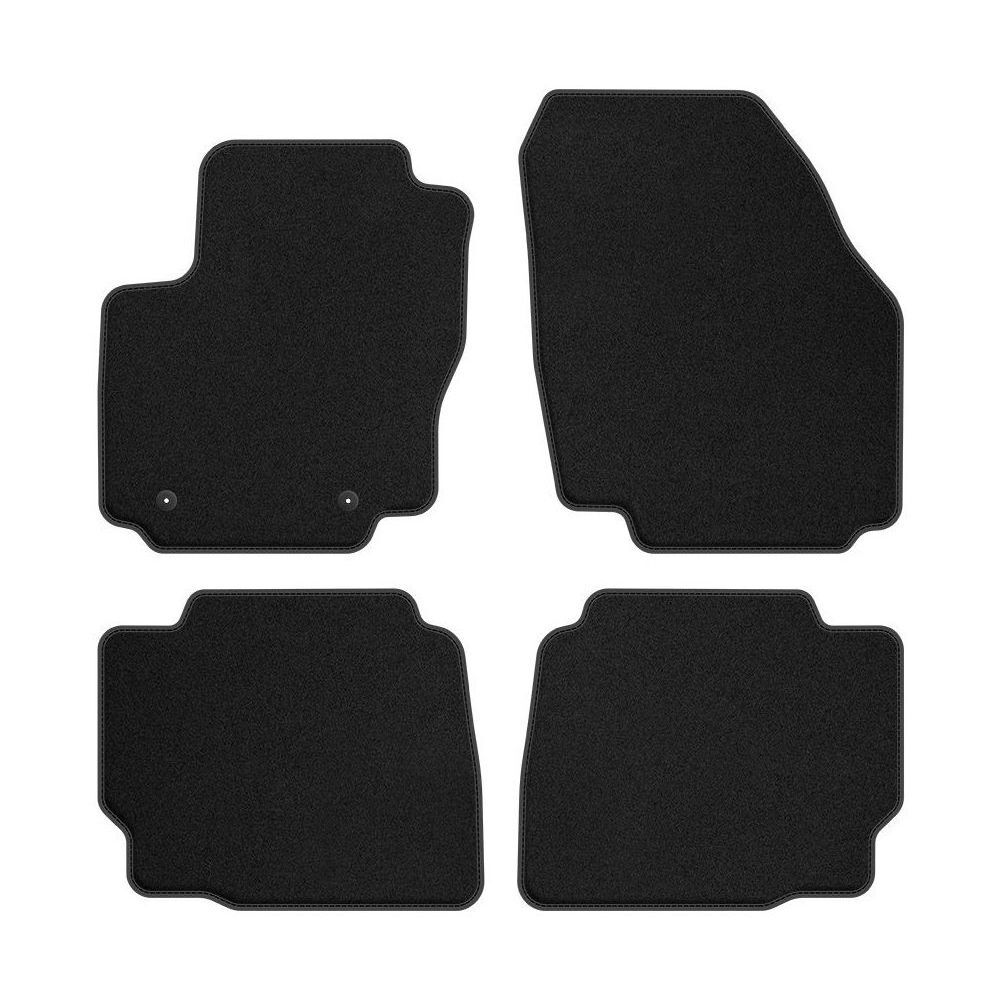 Tapis de sol de luxe en velours bleu avec finitions cuir pour Ford Mondeo IV