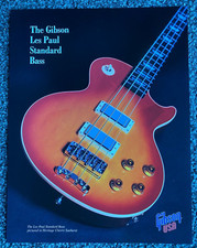 "The Gibson Les Paul Standard Bass" - Original 1999 Brochure- MINT!