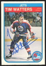 1982-83 OPC O-Pee-Chee Tim Watters RC Winnipeg Jets #395