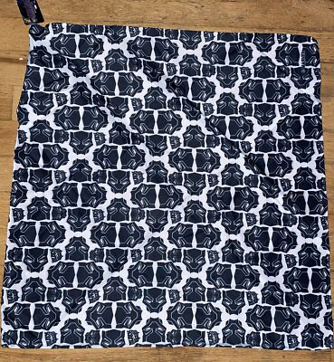 NWT Buckle-Down Products Marvel Black Panther b & w Bandana/Pocket Square 20 x20