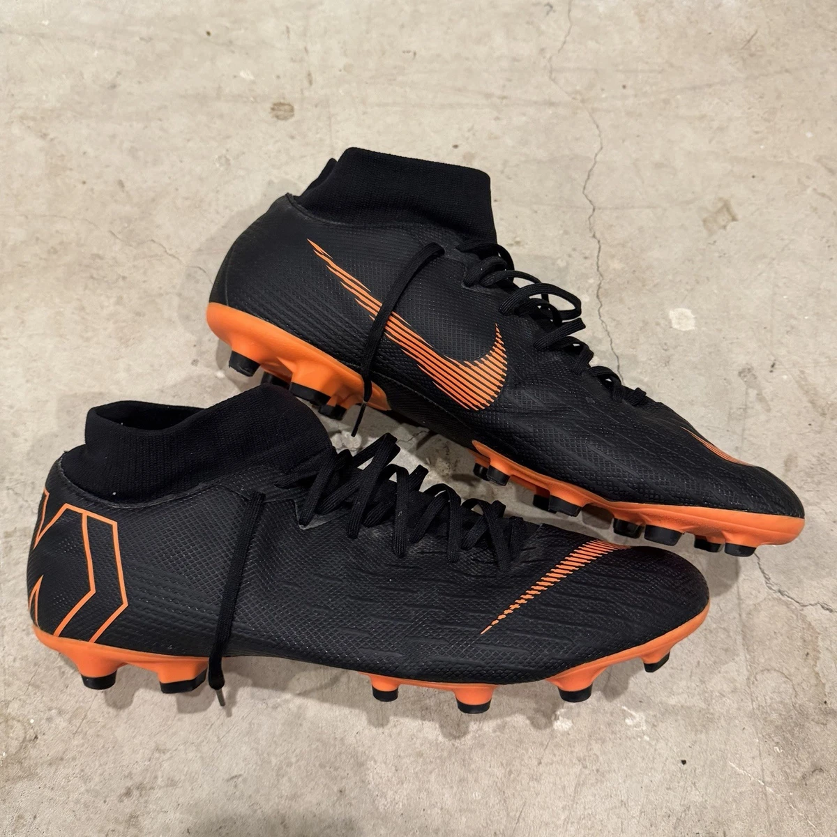 Nike Mercurial Vapor 12 FG Black Total Orange for Sale