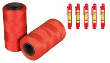 LSGZJZY High Strength Mason Nylon String Line, 1.3mm, 1000 Ft, Red