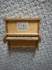 Dol-Toi Wooden Dolls House Upright Piano – Vintage Miniature Furniture