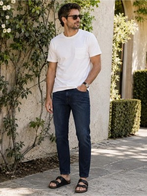 Mavi Jake Slim Leg Jeans Dark Wash Men s 32x28 Stretch Denim