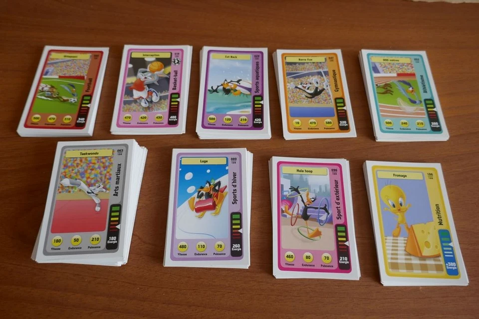 177 cartes à collectionner Looney Tunes "La Fête du Sport" - Auchan - Photo 2/2