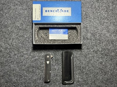 Benchmade 601 Tengu Flipper - Black over White G10