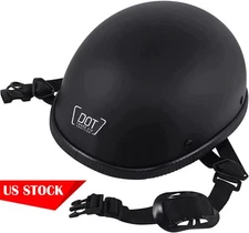 Beanie Motorcycle Helmet Half Helmet Retro Men Women Open Face Scooter Skull Cap