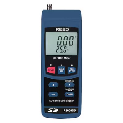 Reed Instruments R3000sd Multiparameter Meter, 0.00 To 14.00 Ph