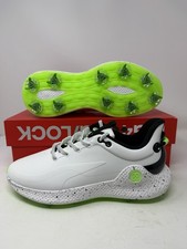 G/Fore MG4 O2 G/Lock Stippled White Green Golf Shoes GMF000142 Men's Sizes