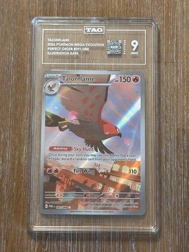 Talonflame graded TAG 9 for sale on eBay