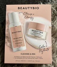 BeautyBio Cleanse Zen Duo The Balance 2 FL OZ The Zenbubble 0.34 FL OZ