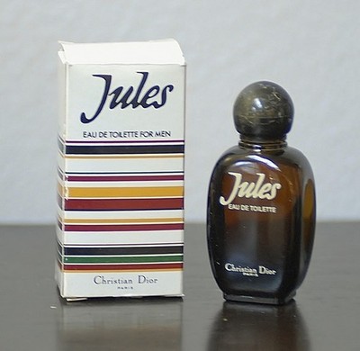 Vtg * JULES by CHRISTIAN DIOR * splash EDT .3 oz 9 ml  OLD VERSION  MINIATURE