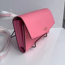 Kate Spade Saffiano Leather Crossbody Phone Case Starburst Pink WLRU6233 NWT