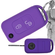 Auto Schlüssel Schutz Hülle Lila für Mercedes Benz SLK A-Klasse R170 W168 Auto Schlüssel Schutz Hülle Lila für Mercedes Benz SLK A-Klasse R170 W168