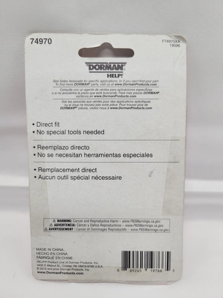 74970 Dorman Dome Light Lens Driver or Passenger Side for Dodge Ram Truck - Image 2 of 4