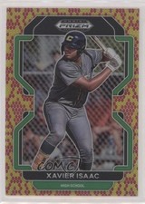2022 Panini Prizm Draft Picks Snakeskin Prizm 17/25 Xavier Isaac #PDP29 0yg9