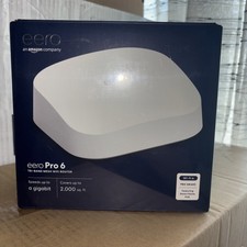 eero Pro 6 AX4200 Tri-Band Mesh Wi-Fi 6 Router K010111- New Sealed Eero