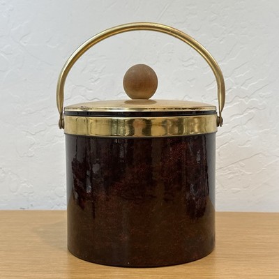 Vintage MCM Kromex Ice Bucket USA Retro Barware Bar Drinks
