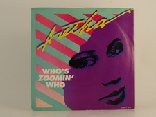 ARETHA FRANKLIN WHO'S ZOOMIN' WHO (80) 2 Track 7" Single including Picture Sleev