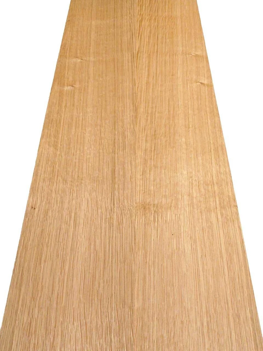 Chapa de roble de 1 mm madera de roble rústica simple 305x17-18 cm 2 hojas #E1