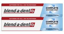 2 X 47 G Blend-A-Dent Original Super Adhesive Cream &ndash; Extra Strong &ndash; Complete