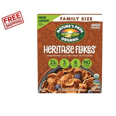 33.5 oz Organic Heritage Flakes Cereal - Wholesome Breakfast of 6 Super Grains