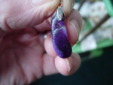 Sugilite pendant S2 sts mounting U K  eBay seller since 2003