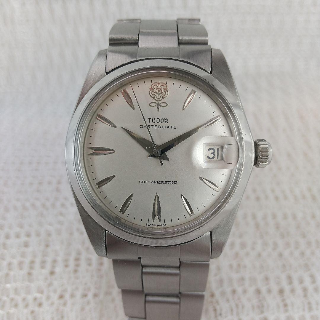 Overhauled TUDOR OYSTERDATE Big Rose 7984 Vintage Men's Manual Overhauled TUDOR OYSTERDATE Big Rose 7984 Vintage Men's Manual