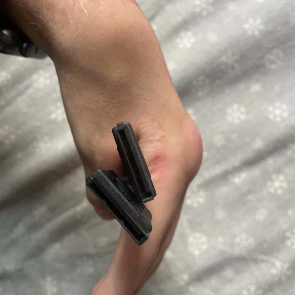 Adaptador conversor divisor de energia SATA macho 4 pinos molex para duplo 15 pinos fêmea - Imagem 3 de 4