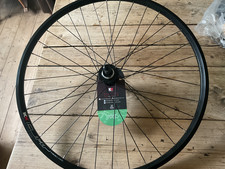 Bike wheel 700c disc qr threaded hub black new
