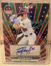 2026 Panini USA Stars & Stripes Cullen Scott Green Pulsar Prizm Auto 24/99