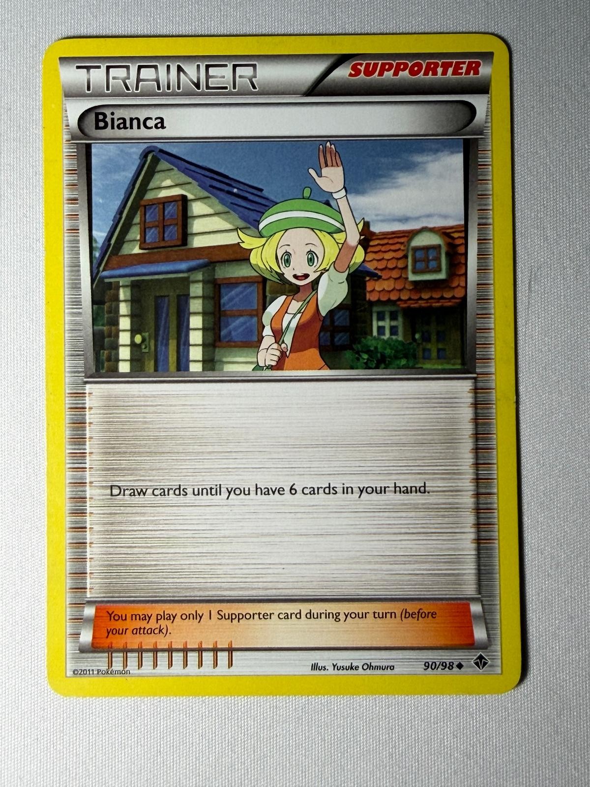 BIANCA 90/98 UC EMERGING POWERS POKEMON LP BIANCA