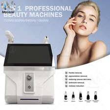 Mecavie 2IN1 808 Diode Pico YAG Ice Cooling Hair Tattoo Removal Machine
