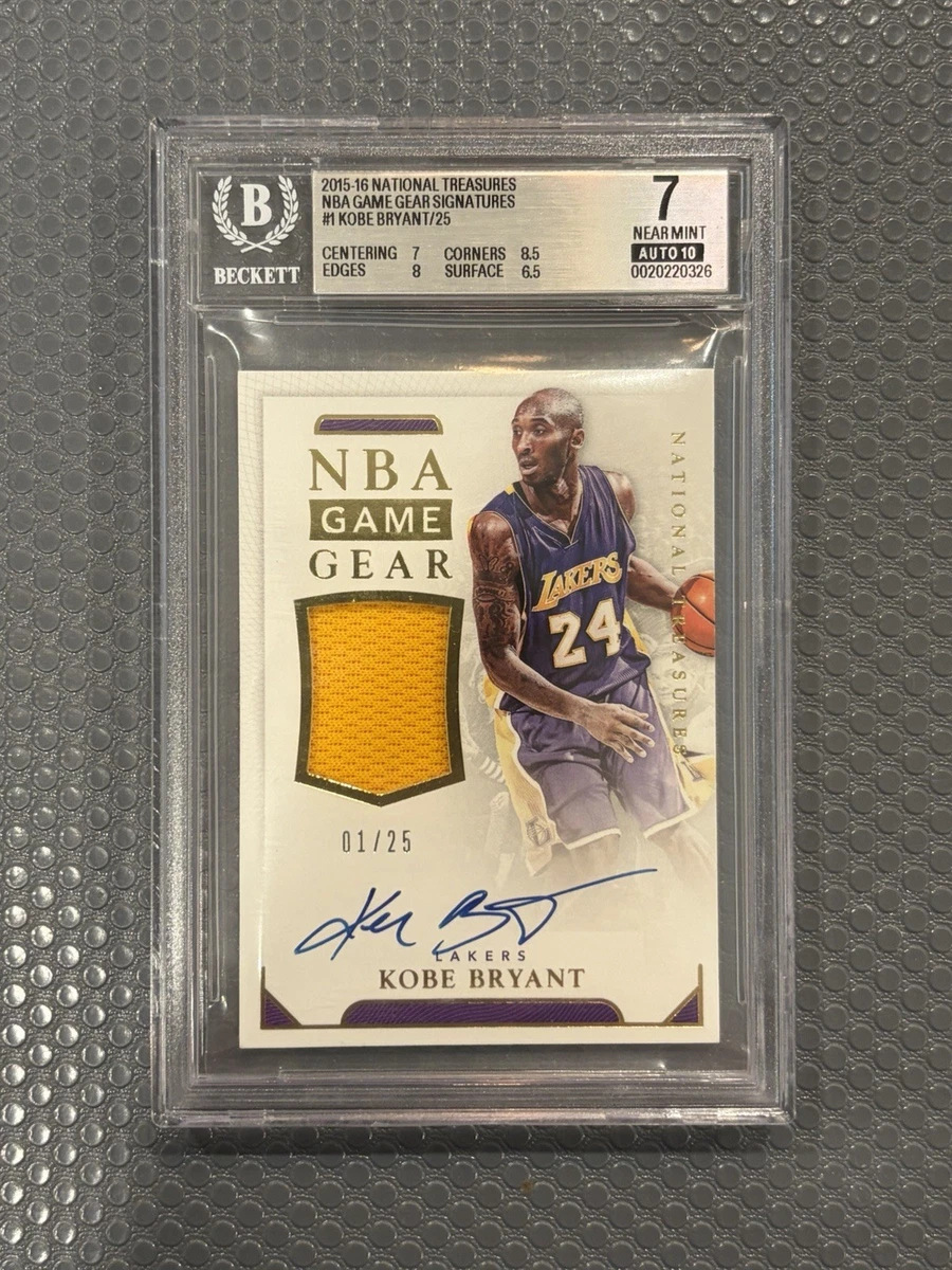 Kobe Bryant Basketball Trading Cards Autographed Sports 2015-16