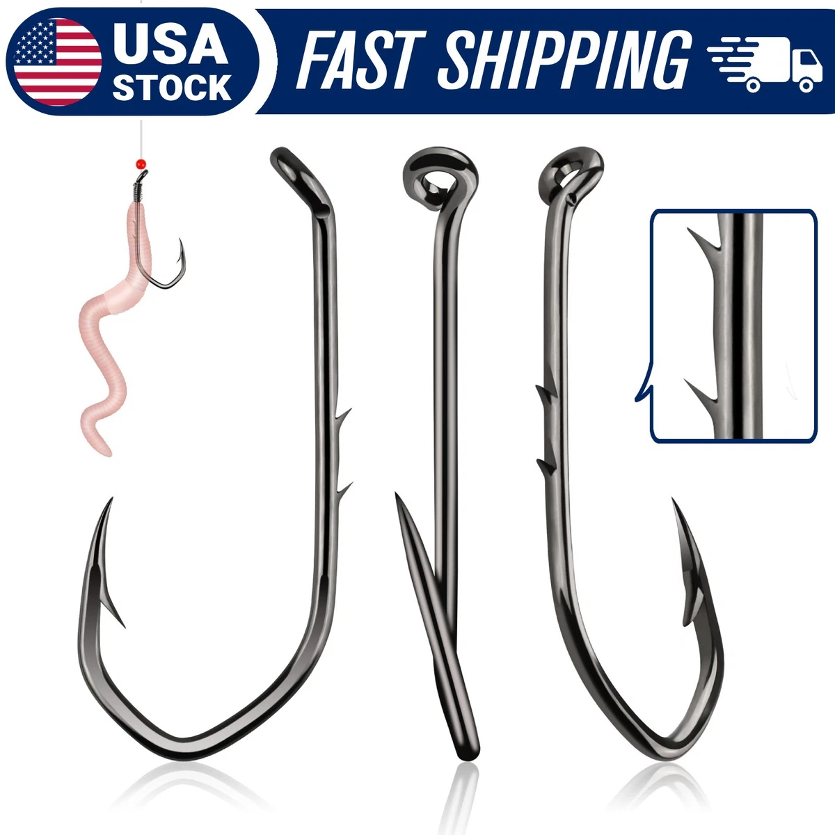 6 barbed fishing hooks 18 leader Fishing Gear 5 Pcs Fishing Wires Anti-Bite Stainless Steel Wire Leader Fishing Rigs Hooks Line Tackle Tool Fish Accessories Fishing Tackle (Color : 8#) : Sports & Outdoors The fishing hooks focus on designing for the people who love fishing 18Pcs Steel Wire Fishing Leader