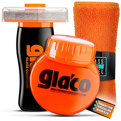 Auto Scheibenversiegelung Set | Soft99 Glaco Glass Compound Roll on Tiefenreinig