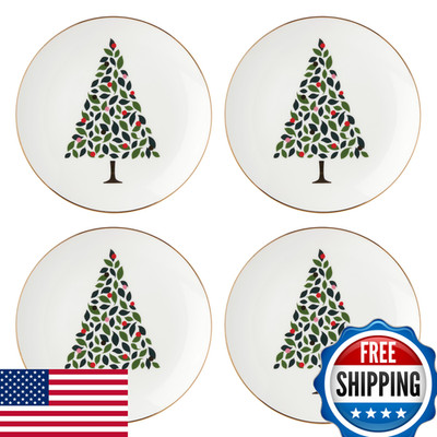 Kate Spade New York Kate Spade York Evergreen 4-Piece Accent Plates 4 Count
