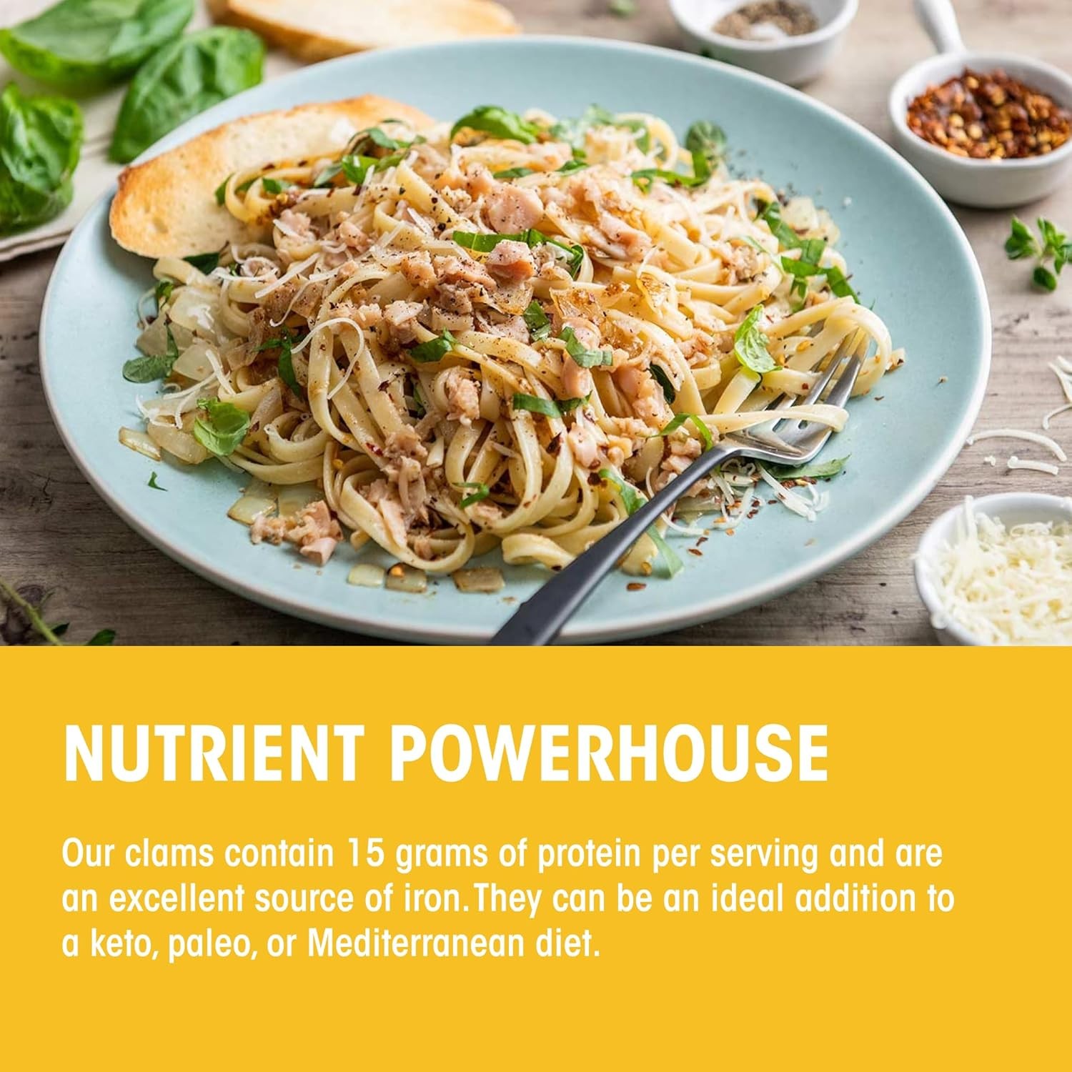 Pacific Pearl Fancy Whole Smoked Clams in Oil 3.75 oz (Pack of 12) 