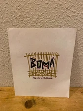 WDW Animal Kingdom:BOMA FLAVORS OF AFRICA 4 Page Drink Menu 2004