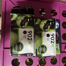 2 Genuine New HP 920XL Black Ink Cartridge Original OEM