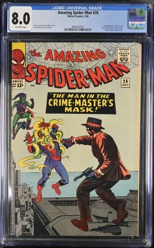 Amazing Spider-Man #26 CGC 8.0 Excellent Book! Green Goblin 1st App Crime-Master