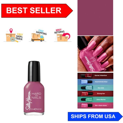 #ad Hard as Nails Iridescent Sea Nail Polish 0.45oz Strengthens with Shine $3.79