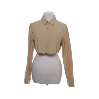 The Frankie Shop, Crop Top, Größe: L, Beige, Baumwolle/Viskose, Einfarbig #NDM