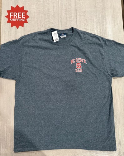 North Carolina “NC State Dad” Wolfpack Ash Gray T Shirt - Size XL - NWT