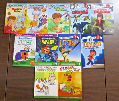 I CAN READ! LEVEL 2 Lot of 11 PB Books Highlights, Penguin, & Scholastic Readers