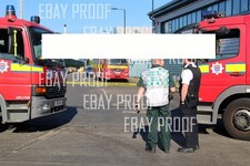 ex Leicestershire Fire Brigade Fire Engine with London - 6X4" Colour (FD51ESY)