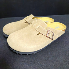 Birkenstock Boston Damen Sandalen Wildleder S...