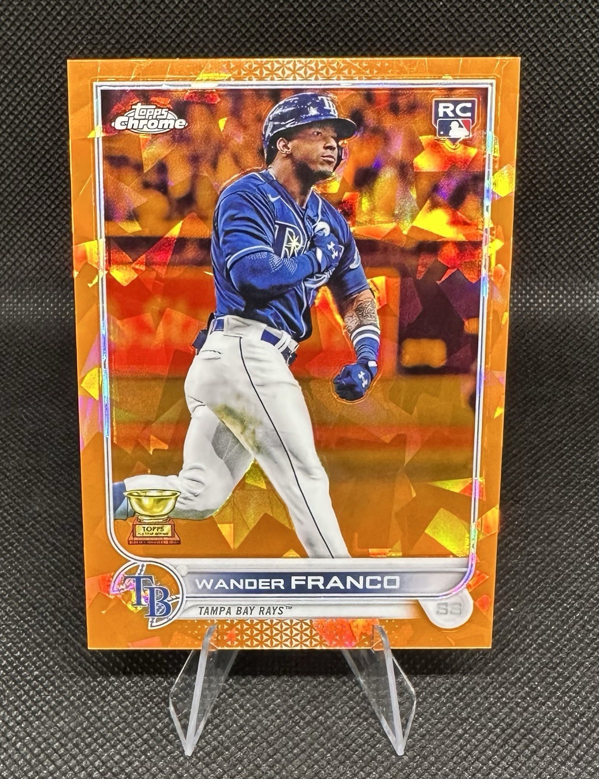 2022 Topps Chrome Sapphire Edition Wander Franco #215 Orange /25 (RC)